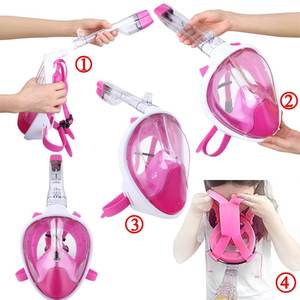 Maschera da snorkeling per bambini in silicone pieghevole per immersioni subacquee per bambini - Product Image 5