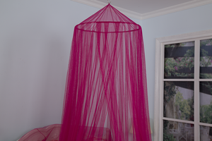 Suspendus <span class=keywords><strong>Parapluie</strong></span> Filles <span class=keywords><strong>Lit</strong></span> Rose Rouge Couleur Canopy Mosquito Net - Product Image 5