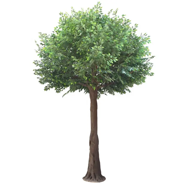 مخصص الديكور شجرة بونساي صناعية البلوط شجرة يترك اللبخ شجرة فرع ضخمة