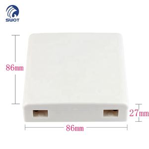 Caja de Placa de <span class=keywords><strong>Fibra</strong></span> Óptica de 2 Puertos para Interior, Mini <span class=keywords><strong>Roseta</strong></span> Óptica de Buena Calidad Wanbao para Usuario Final - Product Image 2
