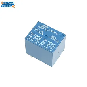 מקורי SRD סדרת ממסר 5Pin 12V SRD-12VDC-SL-C