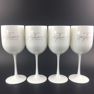<span class=keywords><strong>Verre</strong></span> à vin blanc en <span class=keywords><strong>plastique</strong></span> <span class=keywords><strong>incassable</strong></span>, personnalisé, pour fête de mariage, pièces - Product Image 1