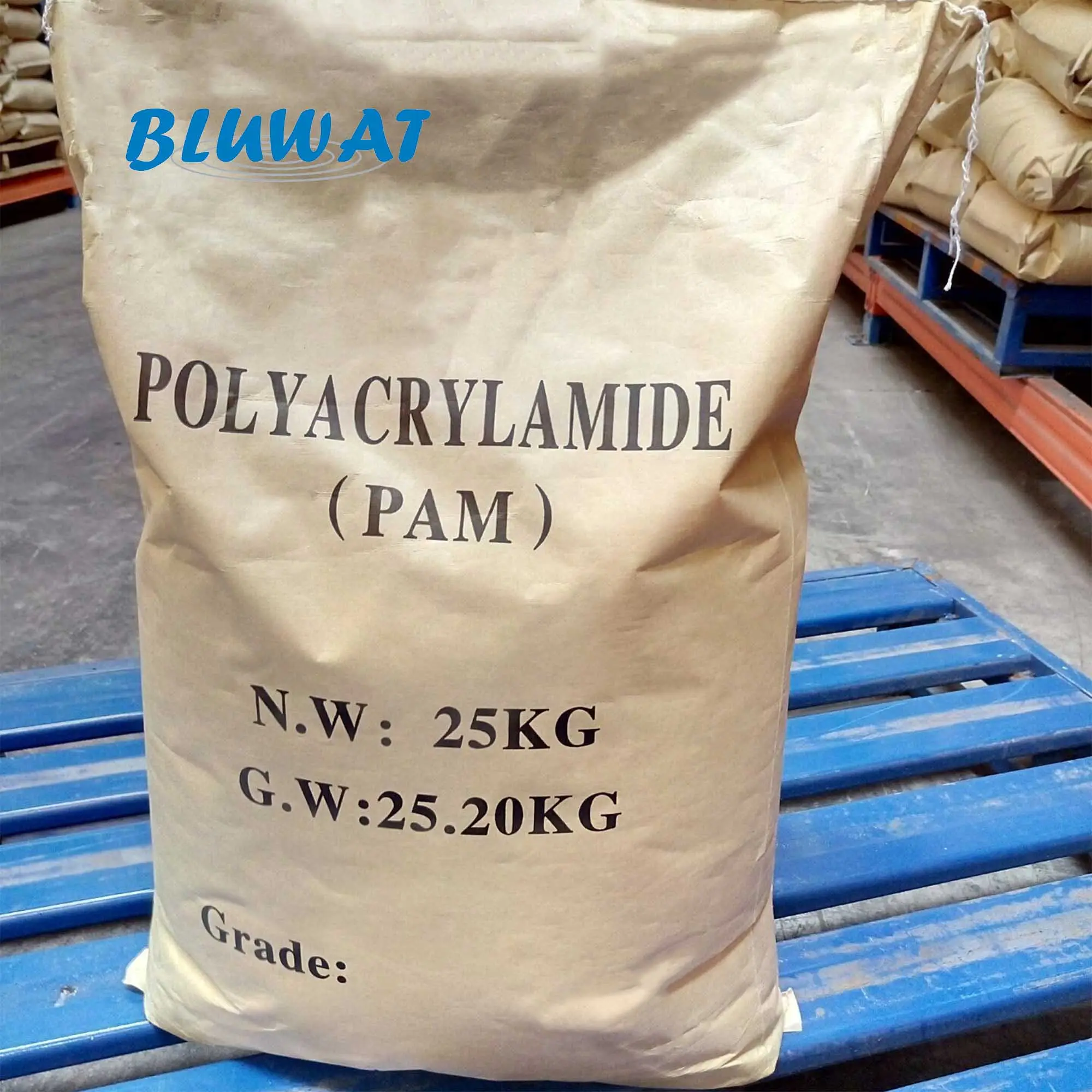 물 처리 화학물질 화학 보조 대리인 음이온 Polyacrylamide 높은 분자량 무료 샘플 Polyelectrolyte 100%