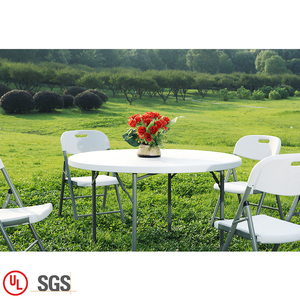 High Quality Plastic <strong>Folding</strong> Table <strong>Dining</strong> <strong>Set</strong> 6 Chairs Modern White Wedding Party Camping <strong>Folding</strong> Table and Chairs - Product Image 6