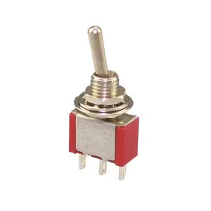 MTS-102 3 Pin 2 Cara Single Micro Kuningan Toggle Switch