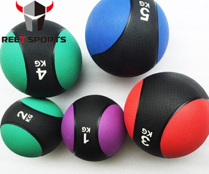 Pelota antideslizante de goma para Fitness, Bola de tonificación para ejercicio, pelota de entrenamiento pesada - Product Image 4