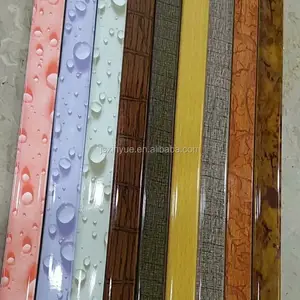 16mm 20mm 22mm 25mm u channel edg trim plastic edge trim pvc u channel strip aluminium no MOQ free sample in China and India