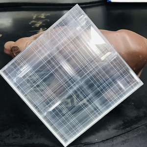 Chaînes décoratives en verre stratifié, 2 pièces, maille en cuivre - Product Image 5