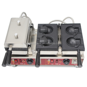 Nuevo Producto oso en forma de waffle maker de dibujos animados máquina de cono waffle forma animal moldes de <span class=keywords><strong>los</strong></span> precios de <span class=keywords><strong>los</strong></span> - Product Image 1