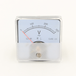 Duy nhất giai đoạn 0-300V AC Vôn kế 60*60 mét Analog Volt <span class=keywords><strong>Meter</strong></span> với DC đo lường hiện tại điện áp <span class=keywords><strong>Meter</strong></span> - Product Image 1