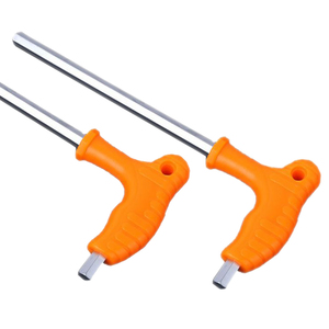 CrV <span class=keywords><strong>T</strong></span> kolu Hex Allen anahtarı düz top biter ile anahtarı 2.5 3 4 5 6 8 10 12 14mm soket için başlı vida sürücü araçları - Product Image 1