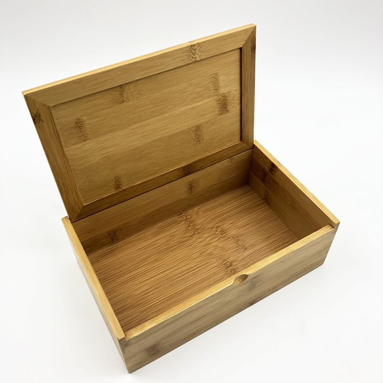 Пригодный для переработки ювелирный косметический Органайзер для хранения косметики деревянная бамбуковая коробка