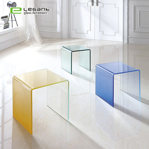Style moderne coloré latérale <span class=keywords><strong>en</strong></span> verre trempé <span class=keywords><strong>table</strong></span> basse <span class=keywords><strong>table</strong></span> <span class=keywords><strong>gigogne</strong></span> à vendre - Product Image 2
