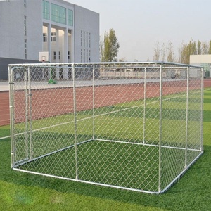 del medio ambiente personalizado grande de enlace de cadena de Metal resistente para mascotas perro <span class=keywords><strong>perrera</strong></span> corre caja - Product Image 1