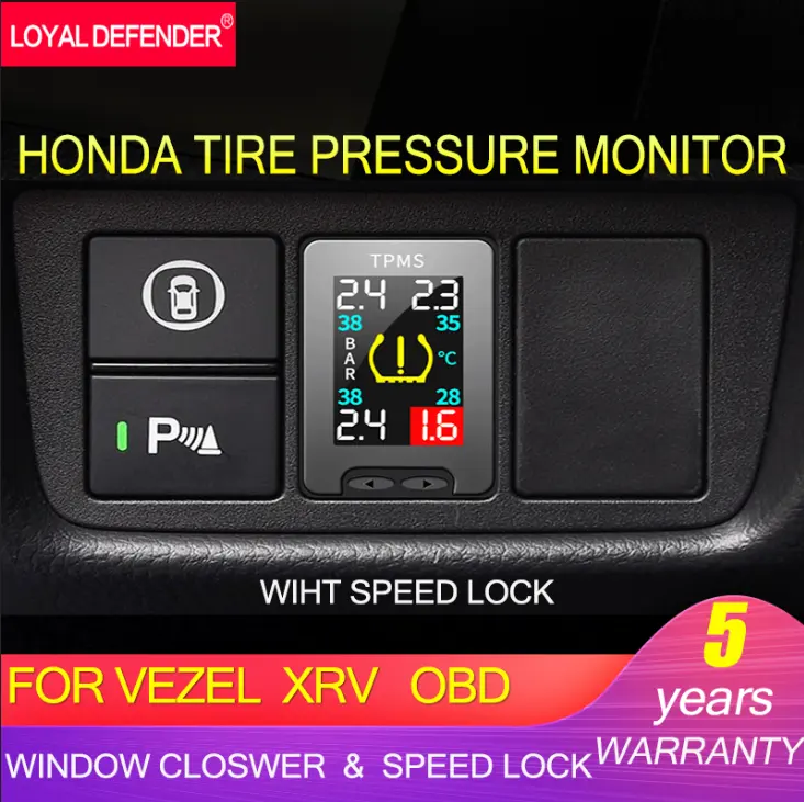 Loyal Defender Smart Car Fit Vezel HRV XRV Accord Jade Crider Stadt Odysee CRV Elysion Spirior Gienia OBD TPMS Reifen p