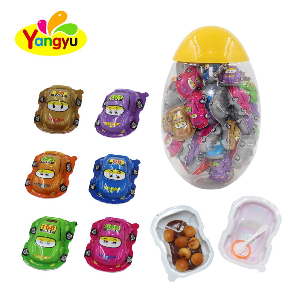 Новый товар детский гоночный автомобиль сюрприз яйца чашка шоколад