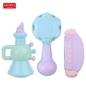 Po 'di divertimento tromba giocattoli musicali per bambini colorato con carte animale - Product Image 1