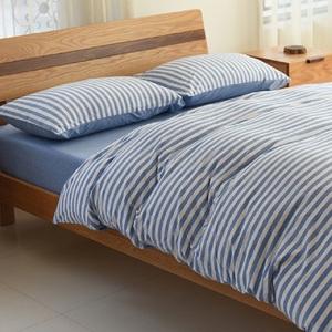Conjunto de funda nórdica con juego de cama de tejido de punto 100% algodón. - Product Image 1