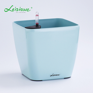 Leizisure desde pequeños a grandes 6 tamaños de jardín exterior y macetas decorativas de plástico cuadradas para interiores - Product Image 4