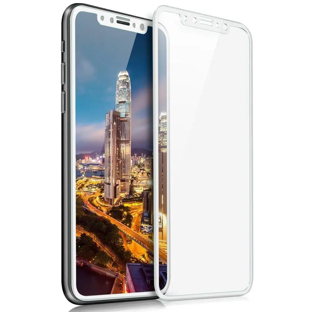 Top verkauf produkt 9 h 3d gebogen gehärtetem glas screen protector blatt für iPhone X