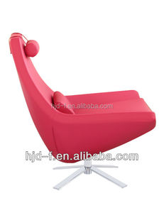 Sillón, silla giratoria de ocio, hotel silla con otomana - Product Image 4