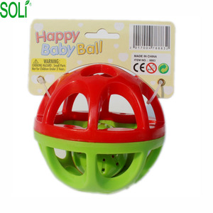 Morbida palla fitness palla sonaglio jingle ball bambino giocattolo educativo giocattoli di plastica - Product Image 5