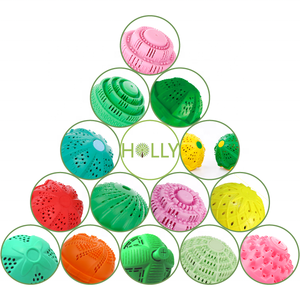 HOLLY WB-012 Bola de Lavandería Ecológica Mágica <span class=keywords><strong>Verde</strong></span>, Carcasa de TPR, Perlas de Cerámica, Color <span class=keywords><strong>Verde</strong></span> <span class=keywords><strong>Claro</strong></span>, 10.5cm de Diámetro, Certificación CE 1000 - Product Image 5