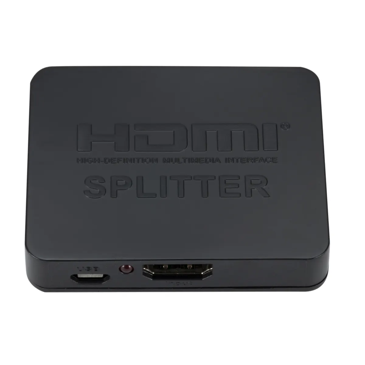 HDCP ตัวแยก HDMI วิดีโอ Full HD 1080P,สวิตช์ HDMI 1X2ตัวแยกสัญญาณ1 In 2ออกจอแสดงผลคู่สำหรับ HDTV DVD PS3 Xbox