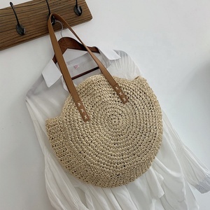 Borsa <span class=keywords><strong>da</strong></span> donna <span class=keywords><strong>in</strong></span> <span class=keywords><strong>paglia</strong></span> <span class=keywords><strong>da</strong></span> spiaggia <span class=keywords><strong>da</strong></span> <span class=keywords><strong>mare</strong></span> <span class=keywords><strong>in</strong></span> carta marocchina personalizzata rotonda estiva grande - Product Image 6