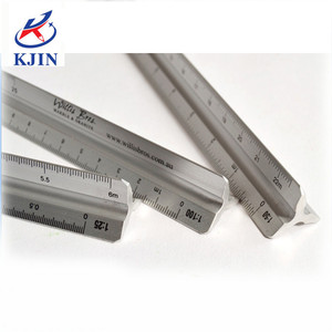 Thước Nhôm Hình Tam Giác Kiến Trúc Bằng Thép Không Gỉ 3 Mặt 6 Inch 12 Inch Tùy Chỉnh Thước Đo Hệ Mét Thước Đo Hình Tam Giác Cho Kỹ Sư - Product Image 1