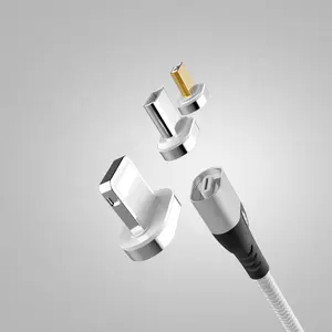 Durable Qi Standard TPE Materialien Universal Magnetische Usb Kabel 3.0A Schnelle Lade Ladegerät Kabel 3 In 1