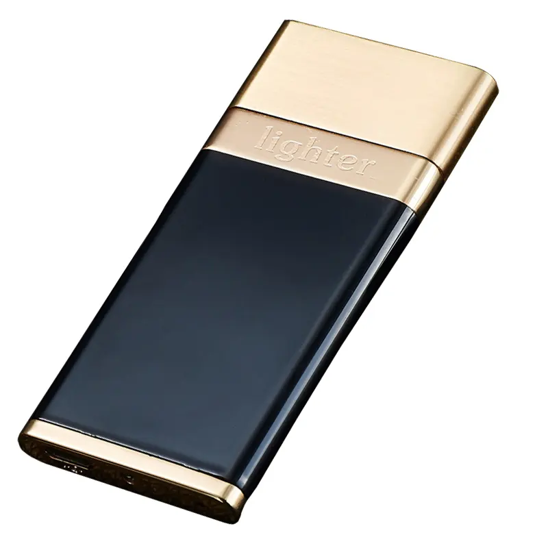 2019 cheap electric lighter for lady mini arc lighter Usb rechargeable slim coil lighter