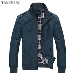 TONGYANG moda bahar erkek ceketler katı <span class=keywords><strong>Coats</strong></span> erkek rahat standı yaka ceket Outerdoor palto M-XXXXL - Product Image 3