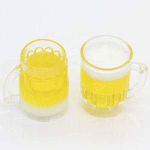 Accessori per Casa delle Bambole in Resina, Miniatura di Boccale di Birra Verde per Decorazioni Slime - Product Image 5