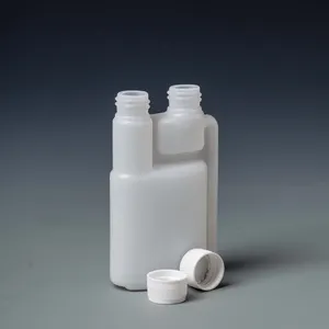 100 мл, 250 мл, 500 мл, 1000 мл HDPE двойной шейный пластиковый Дозирующий флакон Бутылка дозатора жидкости для химических веществ