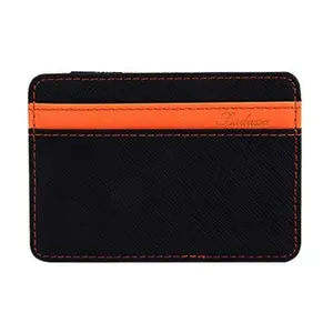 YS-K016 Fashion slim pu leather money clip card holder mini magic wallet for men