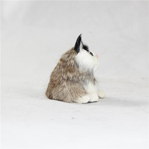 I Gatti di peluche realistico, un modello animale accovacciato, fatta a Mano, il gatto di Bambini realistico di bambole, giocatt - Product Image 5