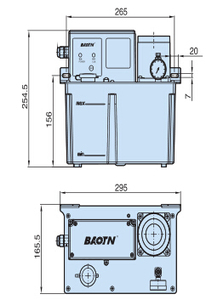 China BAOTN pequeña bomba hidráulica sistema de lubricación <span class=keywords><strong>central</strong></span> Buena calidad personalizada pequeña bomba de ciclo hidráulic - Product Image 2