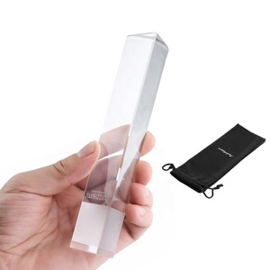 Commercio all'ingrosso 15 centimetri 6 pollici <span class=keywords><strong>vetro</strong></span> ottico triple triangolo <span class=keywords><strong>prisma</strong></span> con il contenitore <span class=keywords><strong>di</strong></span> regalo e in microfibra sacchetto - Product Image 2