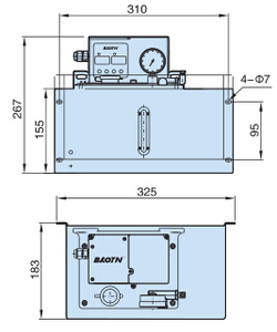 China BAOTN Electric micro engranaje lubricación de aceite bomba hidráulica sistema de lubricación central lubricación <span class=keywords><strong>centraliz</strong></span> - Product Image 3
