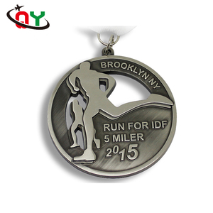 Promocional personalizado regalo material de cobre de latón de aleación de zinc de deporte medalla - Product Image 5