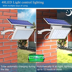 Nuovo 48led IP65 800lm Dusk to Giù luce di via Esterna Integrare Split Luce Solare Per La <span class=keywords><strong>Casa</strong></span> - Product Image 5