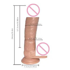 FLesh Long DILDO Big Size 24*5cm grande enorme DILDO realistico donne adulte inserto erotico prodotti del sesso