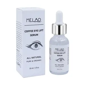 MELAO-sérum de rehaussement des yeux au collagène, 30ML, 1OZ, naturel, raffermissant les cernes, Anti-rides, bouffant Anti-âge, café repulpant pour les yeux