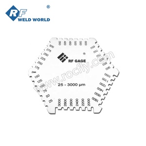 Calibro di Misurazione per Saldatura in Acciaio Inox con Nervatura Centrale a 55 Gradi - Product Image 5