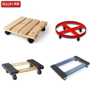Goplus Chariot de déménagement pour meubles en bois à usage intensif Dllies Movers Carrier (plate-forme 23 "X11.5") - Product Image 4