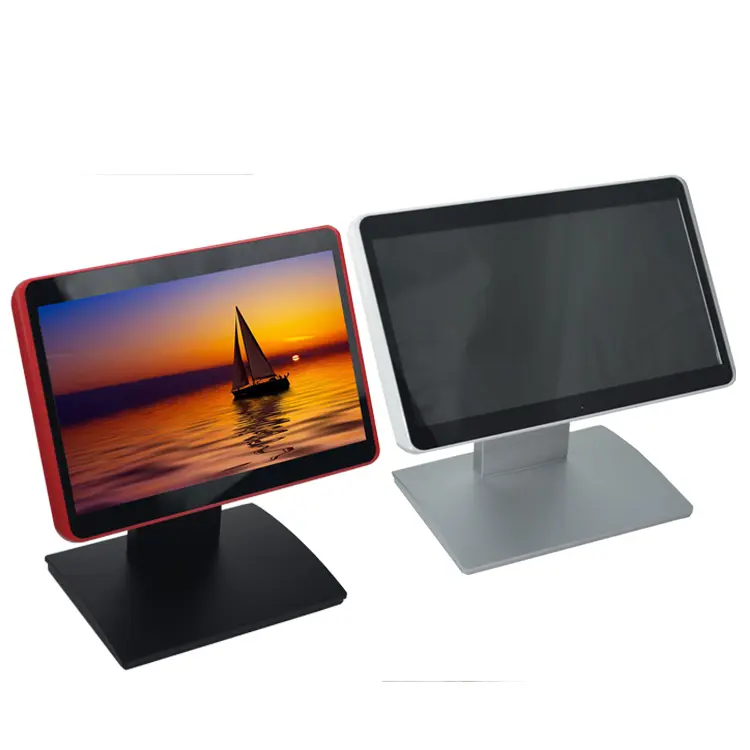 Guangzhou Zhihua all in one touch pos computer 7/9.7/10.1/12/15/22 pollici cliente monitor touch screen del terminale