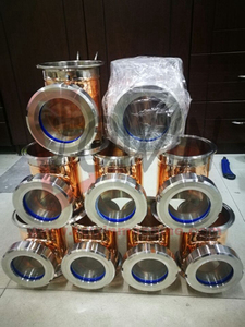Colonne de distillation <span class=keywords><strong>en</strong></span> verre de cuivre usagée, alambic à alcool, distillateur à vendre - Product Image 3