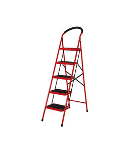 <span class=keywords><strong>Échelle</strong></span> pliante en acier Aopeng à 5 marches avec pieds antidérapants, <span class=keywords><strong>échelle</strong></span> domestique pour cuisine, entrepôt, <span class=keywords><strong>bibliothèque</strong></span> - Product Image 1