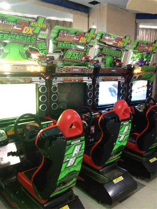 コイン式ワンガン真夜中3dxアーケードカーレースゲーム機